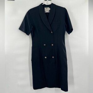 Murphy & Hartelius vintage suit dress black size M